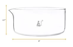 Crystallizing Dish, 3500ml - Flat Bottom - Borosilicate Glass - -Laboratory Instrument Store live7gcmzdkrqegj6foy