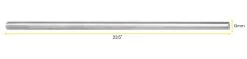 Retort Stand Rod, 23.6" (60cm) - Aluminum - Unthreaded, Round Shaft -Laboratory Instrument Store ljlvrnk34skmwzcw0wdi