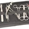 Dissection Set, Instructor, 12 Pcs - Stainless Steel - Leather Storage Case