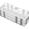 Test Tube Rack - Holds 21 X 30mm Tubes - Polypropylene