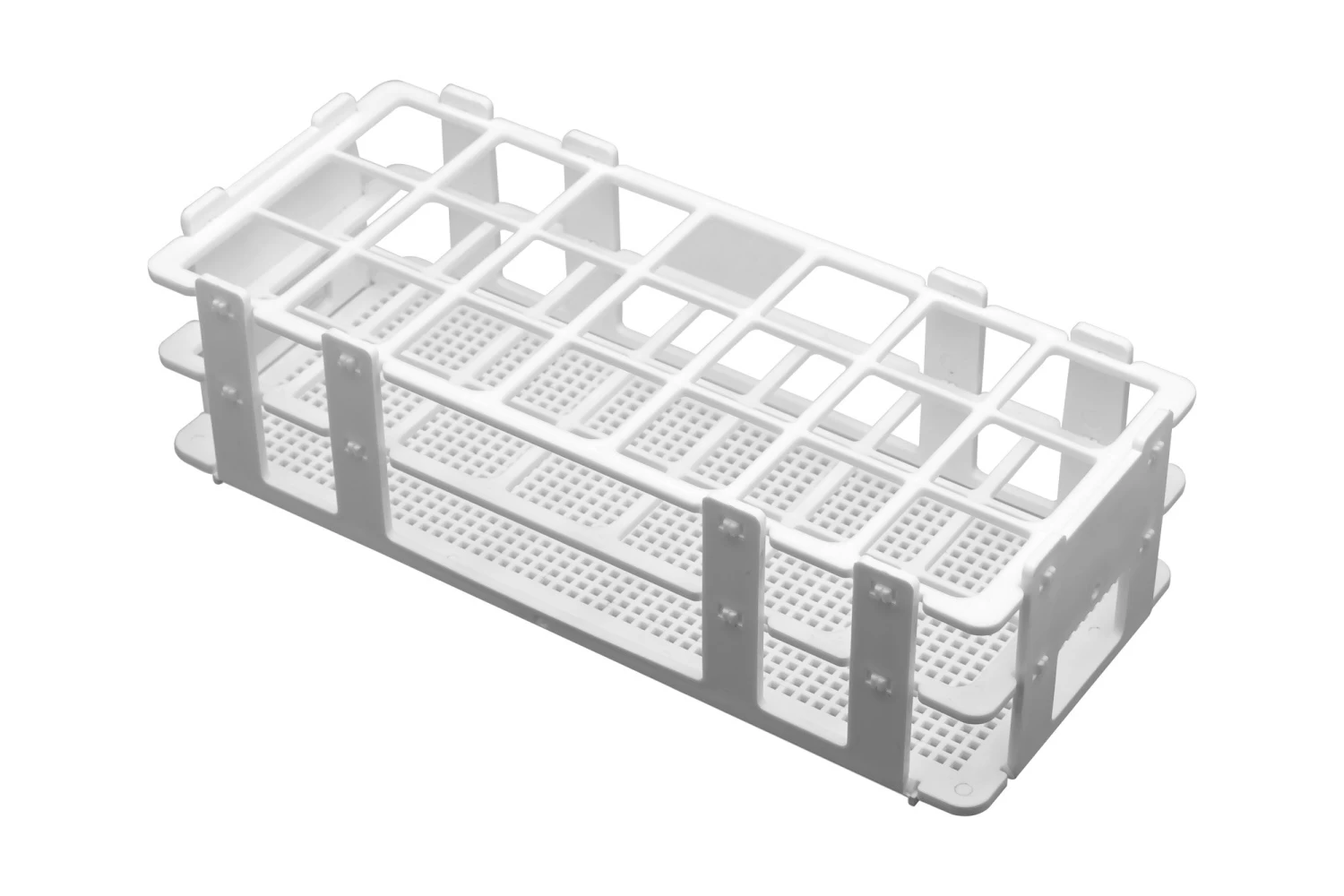 Test Tube Rack - Holds 21 X 30mm Tubes - Polypropylene 1 Test Tube Rack - Holds 21 X 30mm Tubes - Polypropylene