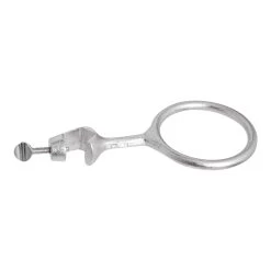 Eisco Labs Closed Ring Clamp ID 2.5" With Boss Head Clamp - 5" Long