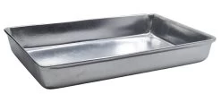 Dissection Tray, 10 Inch - No Wax - Aluminum