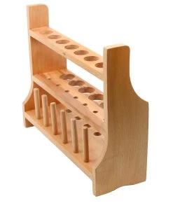 Test Tube Rack - Holds 13 X 20mm Tubes - Hardwood -Laboratory Instrument Store mfw8s7oslpt3bshqxsxv