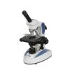Microscope EXM-151 - Monocular Head, 40-1000X Magnification, Mechanical Stage, Iris Diaphragm, Cordless LED Illumination