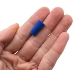10PK Neoprene Stoppers, 1 Hole - Blue - Size: 6mm Bottom, 8mm Top, 16mm Length 5 10PK Neoprene Stoppers, 1 Hole - Blue - Size: 6mm Bottom, 8mm Top, 16mm Length -Laboratory Instrument Store miypuwyudw99vcpnzxdq