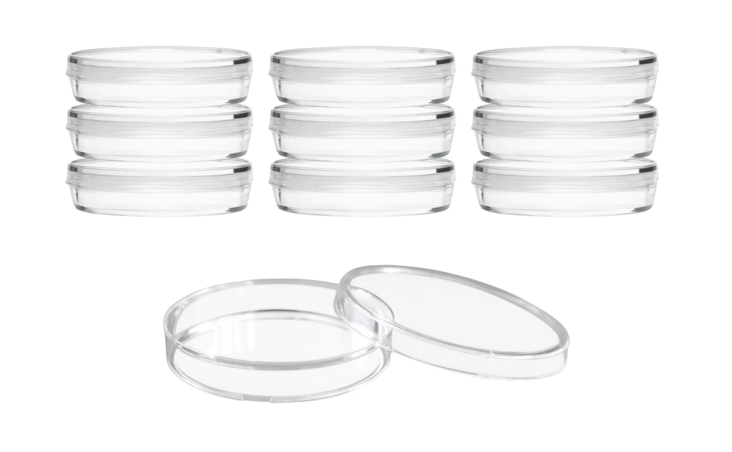 10PK Disposable Petri Dish With Lid - Sterile - 60x15mm - Polystyrene - Triple Vented - Transparent 1 10PK Disposable Petri Dish With Lid - Sterile - 60x15mm - Polystyrene - Triple Vented - Transparent