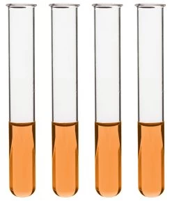 100PK Test Tubes, 7mL, 12x100mm - Rimmed - Light Wall, 1mm Thick - Borosilicate 3.3 Glass