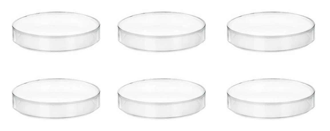 6PK Petri Dishes, 5" X 0.75" (128 X 20mm) - With Lid - Polypropylene Plastic 1 6PK Petri Dishes, 5" X 0.75" (128 X 20mm) - With Lid - Polypropylene Plastic