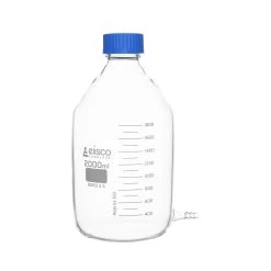 Aspirator Bottle With Screw Cap & Outlet, 2000mL - Borosilicate Glass