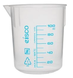 5 Piece Beaker Set, Polypropylene - 50ml, 100ml, 250ml, 600ml & 1000ml - Screen Printed Graduations - With Spout -Laboratory Instrument Store ncslbqioksnyfcbhvejy 04989dda 0294 48ac 9c59 09e52653f5a6