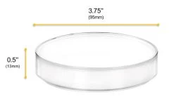 6PK Petri Dishes, 3.75" X 0.5" (95 X 13mm) - With Lid - Polypropylene Plastic -Laboratory Instrument Store nedpuiptspuwgftjhyny 1a8f1157 95f6 4a2e acdb 35a398b653f3