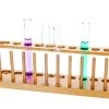Test Tube Rack - Holds 12 Tubes (10 X 19mm And 2 X 25mm) - Hardwood
