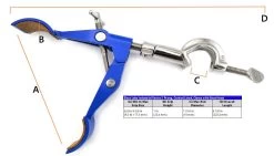 2 Prong Burette Clamp On Swivel Bosshead - 4.3" Max Opening -Laboratory Instrument Store nxsdbqmvcjjtlxbyjk3k
