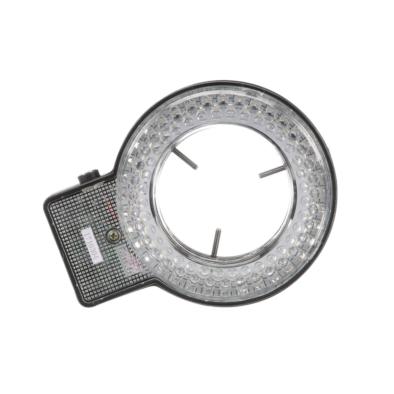 LED Ring Illuminator, 60.5mm I.D. - 10 Step Variable Intensity With Sectional Light Control - Fits3072, 3075 & 3078 Series Stereo Microscopes 1 LED Ring Illuminator, 60.5mm I.D. - 10 Step Variable Intensity With Sectional Light Control - Fits3072, 3075 & 3078 Series Stereo Microscopes