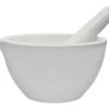 Mortar & Pestle, 1500mL - 200mm - Porcelain, Unglazed Grinding Surface