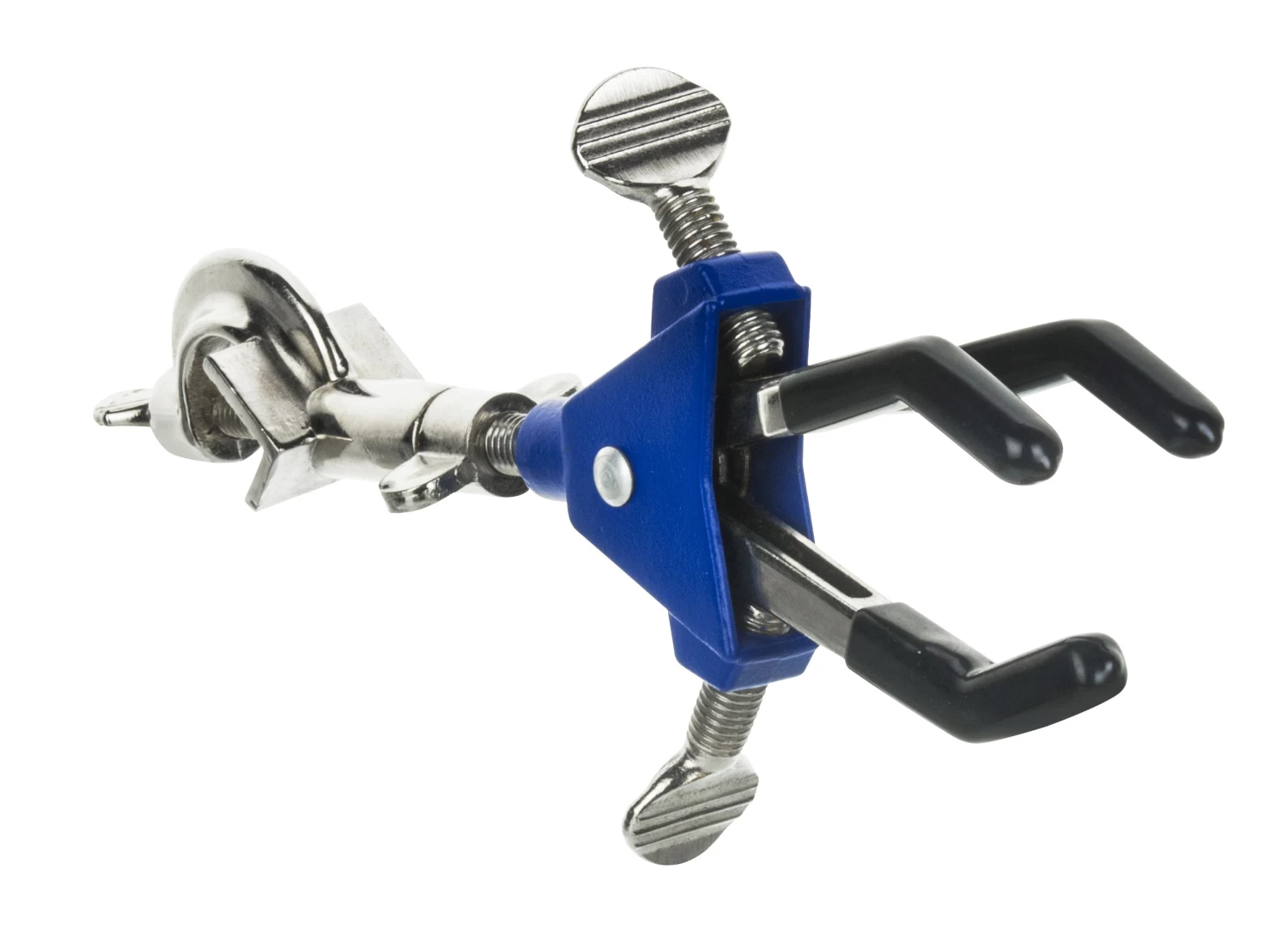 3 Finger Adjustable Clamp On Swivel Bosshead - 2.3" Max Opening 1 3 Finger Adjustable Clamp On Swivel Bosshead - 2.3" Max Opening