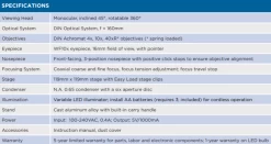 Student Microscope EXM-50 - Monocular Head, 40-400X Magnification, Course Focus, Cordless LED Illumination -Laboratory Instrument Store ogtwxygscpqlt6nvgmoe