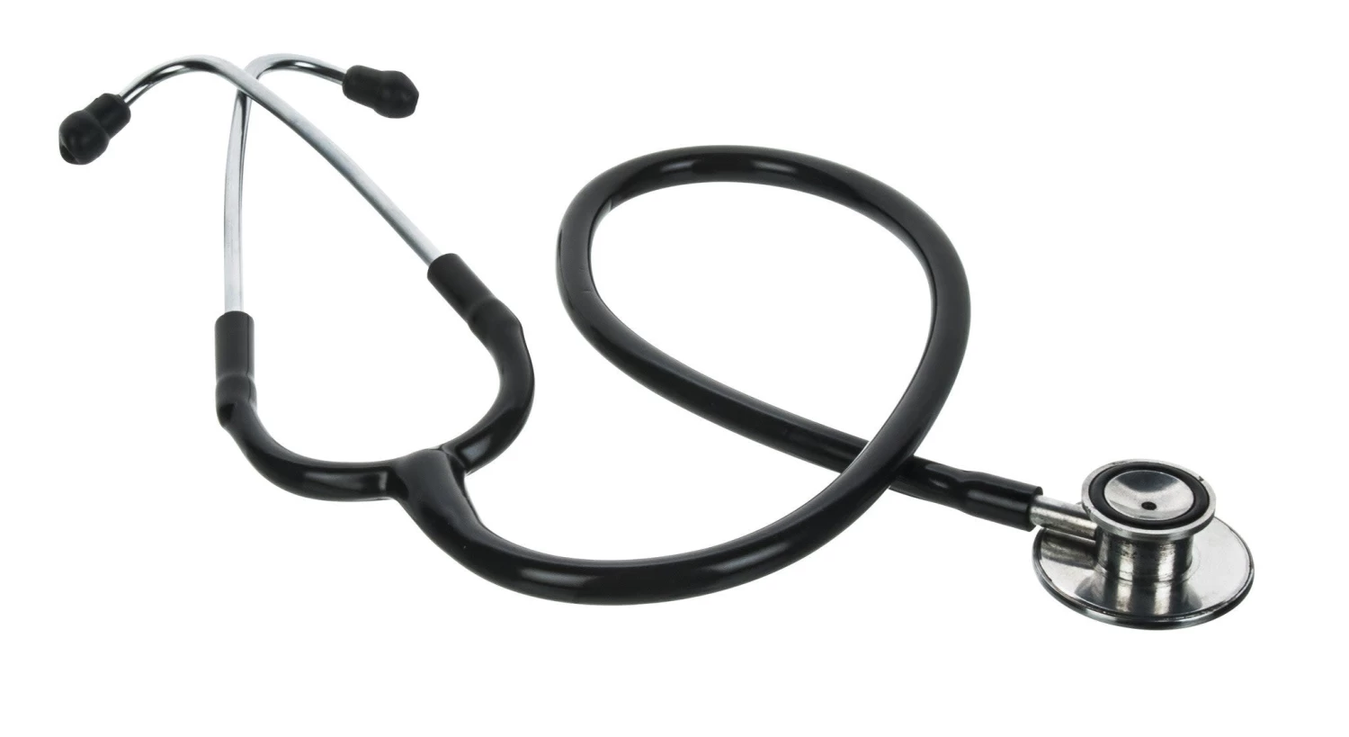 Student Stethoscope - 22"L PVC Tubing - Stainless Steel Binaural - Includes Spare Eartips & Diaphragm Cover 1 Student Stethoscope - 22"L PVC Tubing - Stainless Steel Binaural - Includes Spare Eartips & Diaphragm Cover