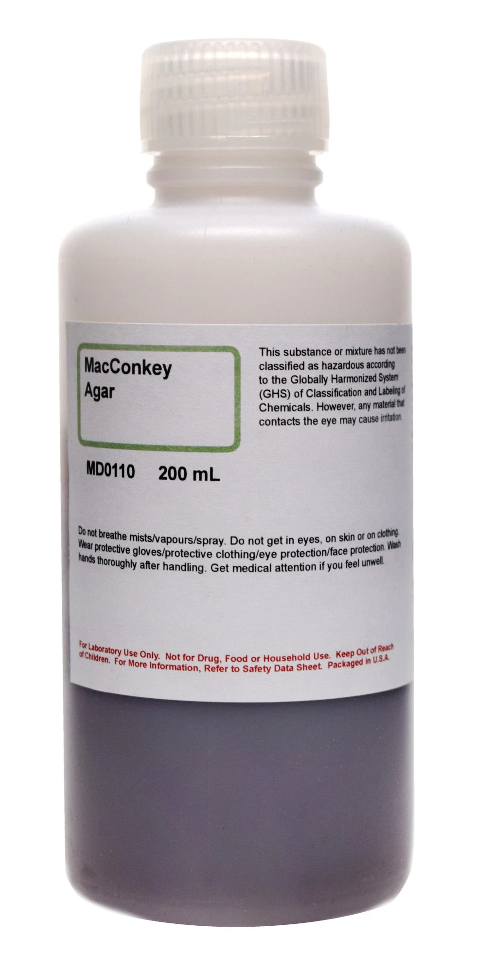 Prepared MacConkey Agar, 200 Ml, Pack Of 24 - Selective And Differentiating Growth Medium - 2 Prepared MacConkey Agar, 200 Ml, Pack Of 24 - Selective And Differentiating Growth Medium - - Image 2