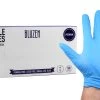 Nitrile Disposable Gloves, 100/Box - Large - Latex Free, Powder Free - Nonsterile - Blue