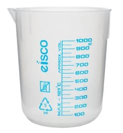 5 Piece Beaker Set, Polypropylene - 50ml, 100ml, 250ml, 600ml & 1000ml - Screen Printed Graduations - With Spout -Laboratory Instrument Store ozojgizjaj0eati7bqtl c46485fa e318 4c49 a6e3 65a6d735a195