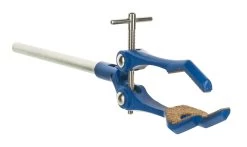 3 Finger Cork Lined Extension Clamp On Rod - 3.4" Max Opening