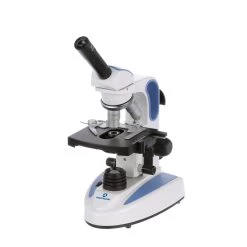 Microscope EXM-150-MS - Monocular Head, 40-400X Magnification, Mechanical Stage, Cordless LED Illumination