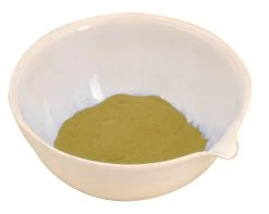 350mL Capacity, Round Evaporating Dish With Spout- Porcelain - 5.2" Outer Diameter, 2.2" Tall