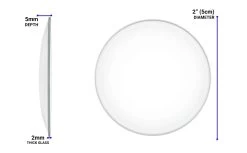 12PK Watch Glasses, 2" (5cm) - Cover Lids For Beakers & Flasks - Evaporation Dish -Laboratory Instrument Store prwovoqb3sg53a7bsvoi