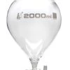 Dropping Funnel, 2000mL - Pear-Shaped - With 29/32 Plastic Stopper & Glass Key Stopcock - Borosilicate Glass