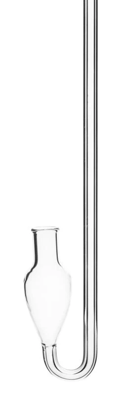 Barometer Tube, 35 Inch - With Bulb - Borosilicate Glass