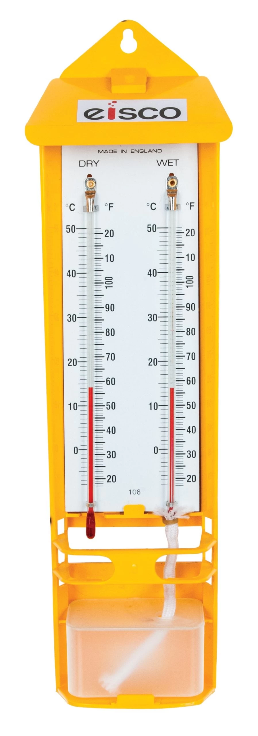 Mason's Hygrometer - Wet & Dry Bulb Thermometer - Wall-Mounted 1 Mason's Hygrometer - Wet & Dry Bulb Thermometer - Wall-Mounted