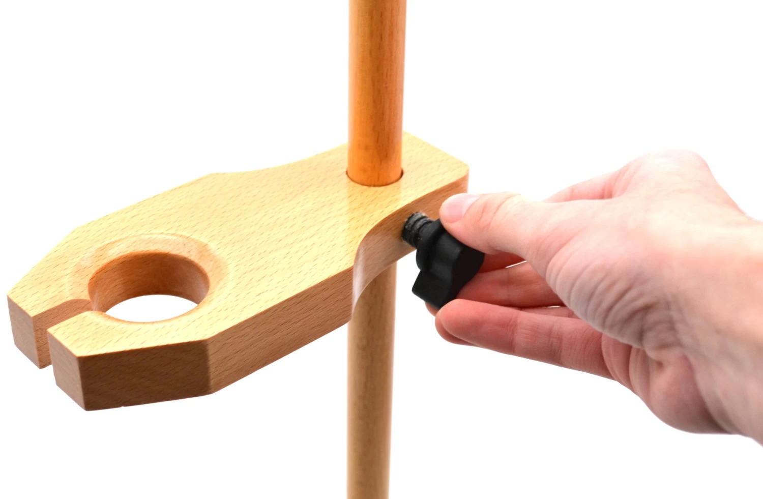 Single Funnel Stands - Holds 1 Funnel - Hardwood 3 Single Funnel Stands - Holds 1 Funnel - Hardwood - Image 3