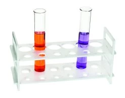Test Tube Rack - Holds 12 Tubes (6 X 30mm And 6 X 15mm) - Polythene