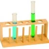 Test Tube Rack - Holds 12 Tubes (10 X 25mm And 10 X 20mm) - Hardwood