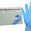 Vinyl Exam Gloves, 100/Box - X-Large - Latex Free, Powder Free, Nonsterile - Blue - Synmax
