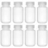 12PK Reagent Bottles, 125ml - Wide Neck With Screw Cap - Polypropylene
