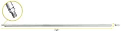 Retort Stand Rod, 29.5" (75cm) - Aluminum - 10 X 1.5mm Thread 5 Retort Stand Rod, 29.5" (75cm) - Aluminum - 10 X 1.5mm Thread -Laboratory Instrument Store quky57hrnolvhzhvpspi
