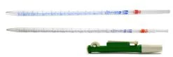 Serological Pipette Set With Pump -5mL Pipette (Red), 10mL Pipette (Green), 10mL Pipette Pump
