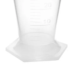 12PK Conical Measures, 50ml - Polypropylene - Raised Graduations - Hexagonal Base -Laboratory Instrument Store raiejkmhpv3eymzzqejq