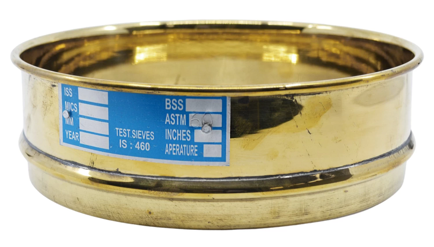 Test Sieve, 8 Inch - Full Height - ASTM No. 60 (250µm) - Brass & Stainless Steel 2 Test Sieve, 8 Inch - Full Height - ASTM No. 60 (250µm) - Brass & Stainless Steel - Image 2