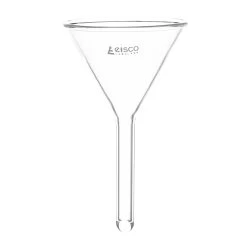 Heavy Filter Funnel, 65mm - Plain Stem, 8mm - Borosilicate Glass
