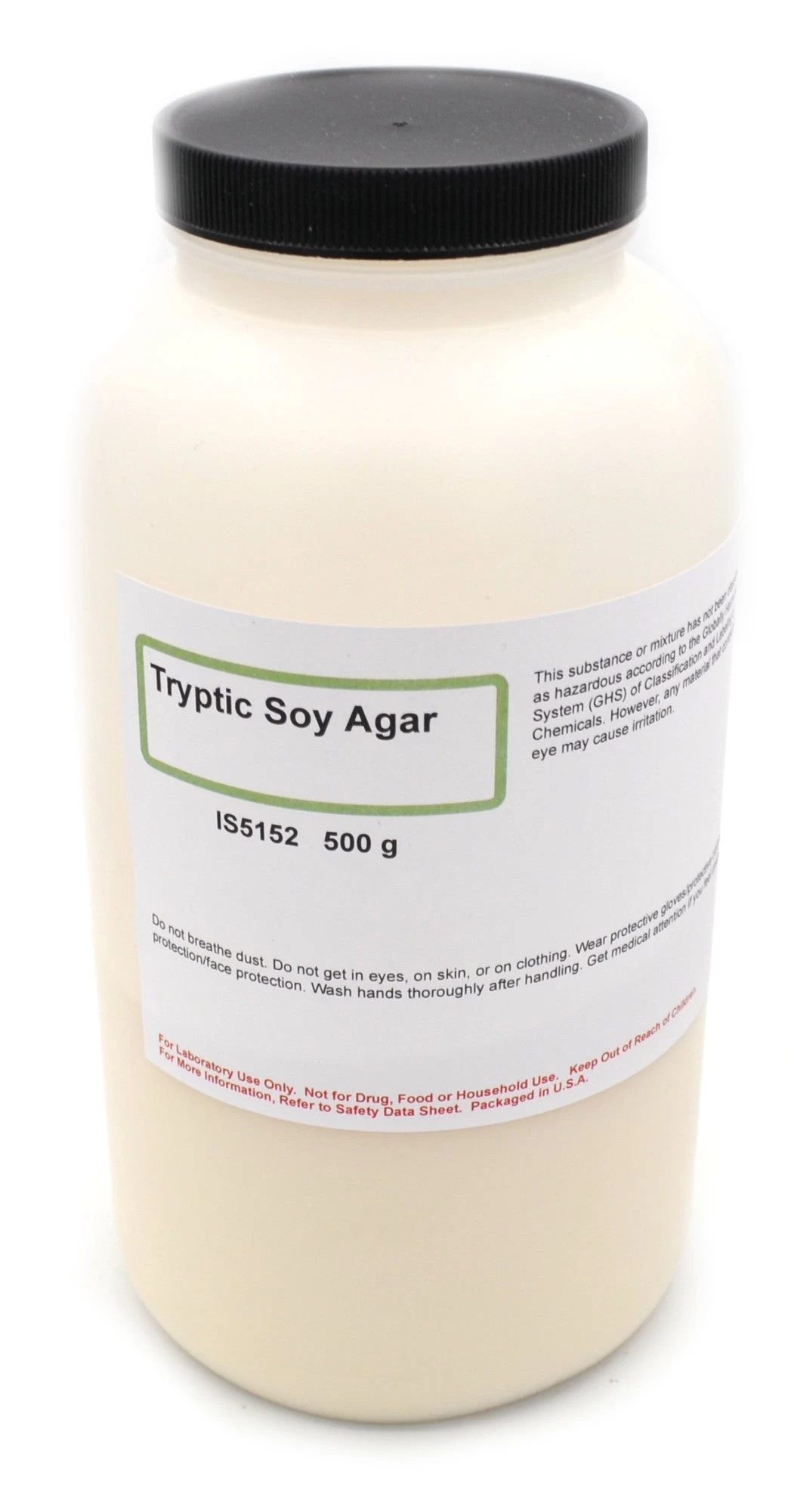 Tryptic Soy Agar (TSA) Powder, 500g - General Purpose Growth Medium - 1 Tryptic Soy Agar (TSA) Powder, 500g - General Purpose Growth Medium -