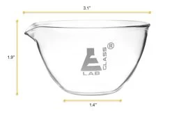 Evaporating Basin, 100ml - Flat Bottom - Borosilicate Glass - 5 Evaporating Basin, 100ml - Flat Bottom - Borosilicate Glass - -Laboratory Instrument Store scgnakgavc2cl7pnp3gn