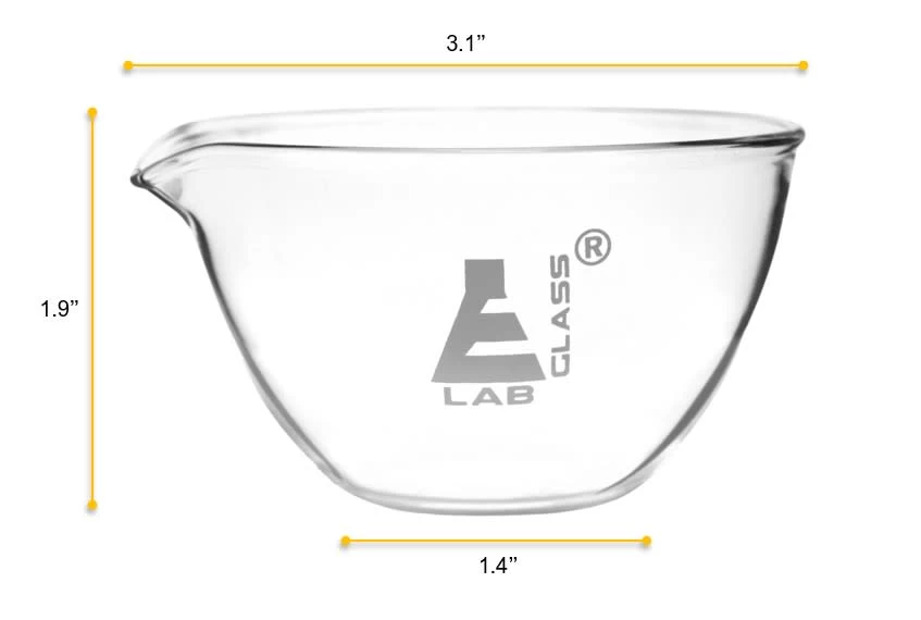 Evaporating Basin, 100ml - Flat Bottom - Borosilicate Glass - 3 Evaporating Basin, 100ml - Flat Bottom - Borosilicate Glass - - Image 3