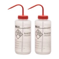 2PK Acetone Wash Bottles, 1000ml - Polyethylene - One Color