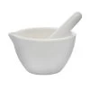 Mortar & Pestle, 150mL - 105mm - Porcelain, Unglazed Grinding Surface