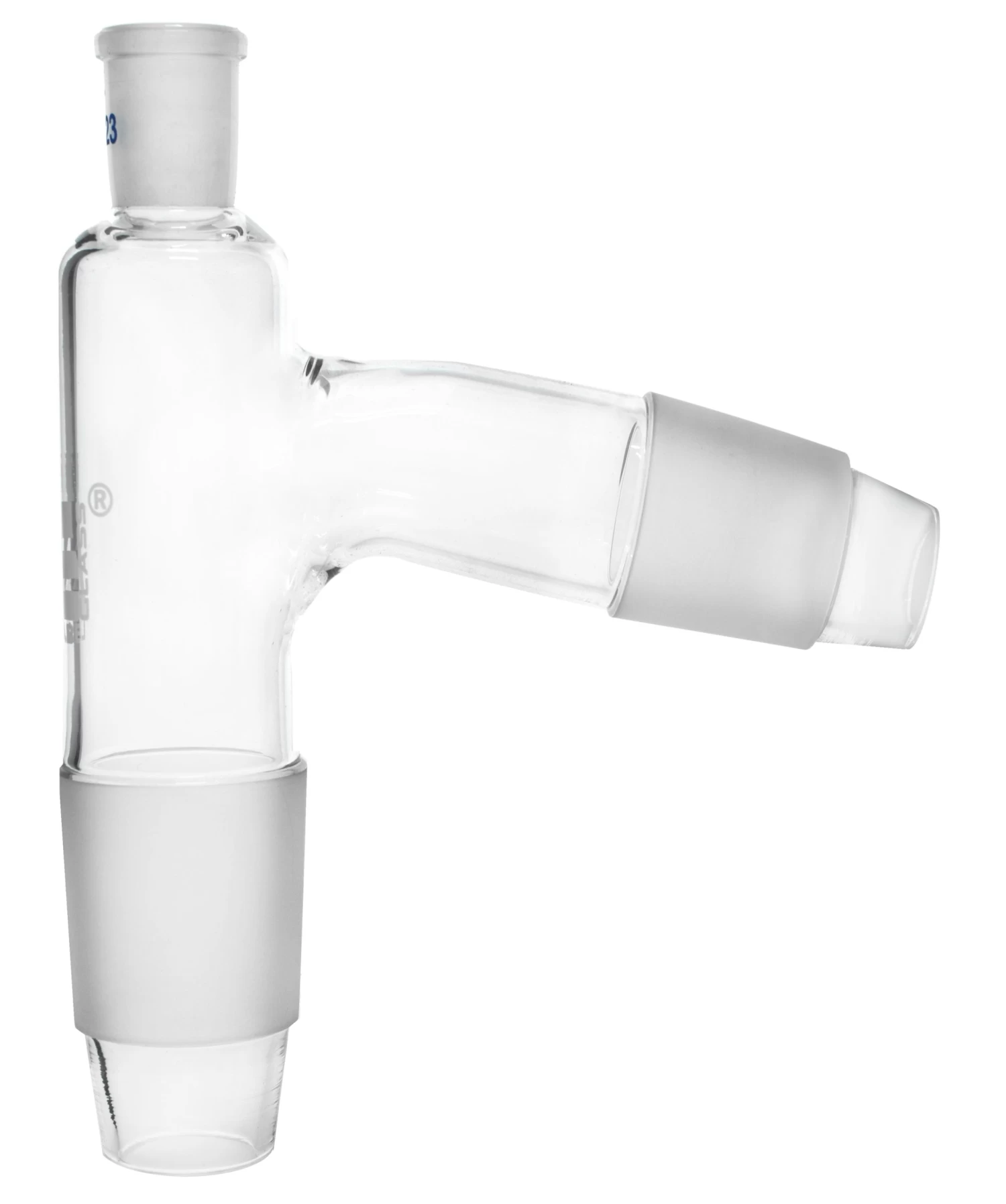 Plain Still Head, B14 Thermometer Socket - 34/35 Cone Size For Flask, 34/35 For Condenser - Borosilicate Glass - 3 Plain Still Head, B14 Thermometer Socket - 34/35 Cone Size For Flask, 34/35 For Condenser - Borosilicate Glass - - Image 3