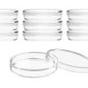 10PK Disposable Petri Dish With Lid - Sterile - 90x14mm - Polystyrene - Triple Vented - Transparent
